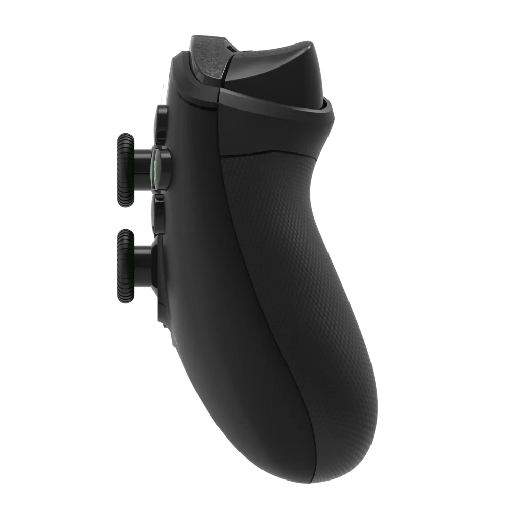 Side profile of the Drakong Challenger wired controller.