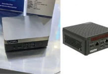 ECS Debuts New LIVA Mini PCs at Computex 2026 Compact ECS LIVA mini PC featuring multiple USB ports and a small form factor design displayed during Computex 2026