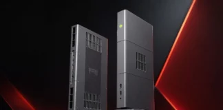 GMKtec EVO-X3 Adds OCuLink and 16TB Storage Support Side view of the GMKtec EVO-X3 compact AI desktop PC