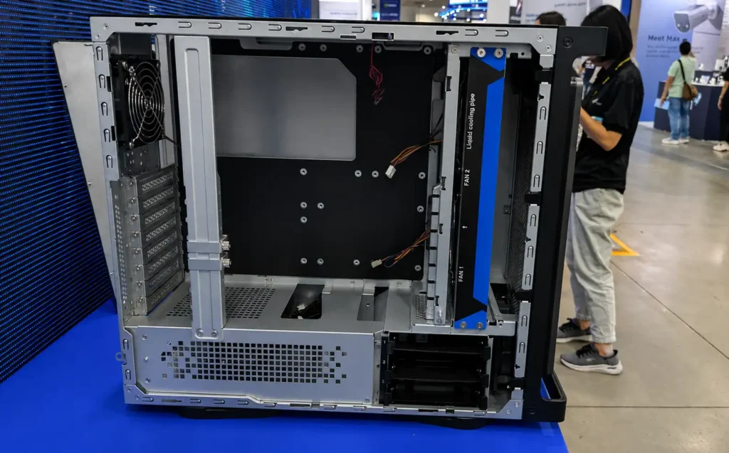 FSP workstation chassis designed for liquid cooling and enterprise hardware