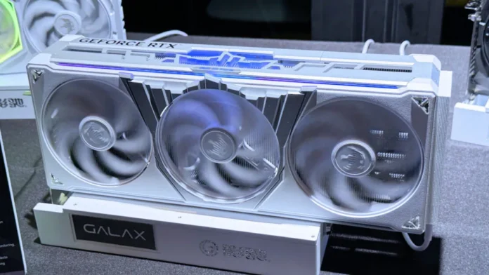 GALAX next-generation Hall of Fame graphics card concept displayed at Computex 2026