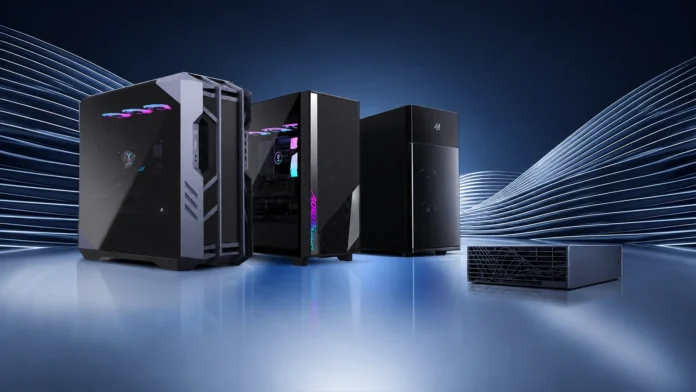 GIGABYTE AI TOP desktop systems showcased at Computex 2026