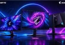 Gigabyte Unveils AORUS ELITE World’s First 27-Inch 5K Multi-Mode Mini LED Gaming Monitor Gigabyte AORUS ELITE gaming monitors including FM27K16P, FO32U24GP and FO27Q54G models