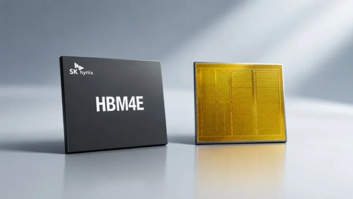 SK hynix 48GB HBM4E memory stack for AI accelerators and data centers