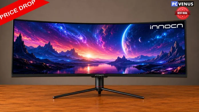 INNOCN 49C1R 49-inch ultrawide curved monitor featured in a limited-time Amazon deal