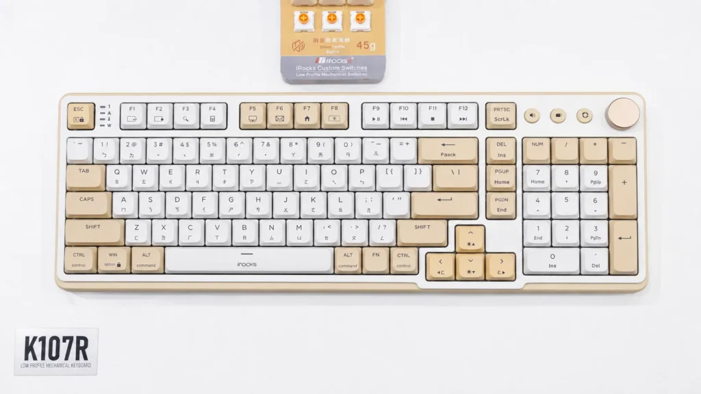 iRocks Showcases K112R, K114H Keyboards and M27R Mouse at Computex 2026 5 iRocks K107R low-profile mechanical keyboard with compact premium design