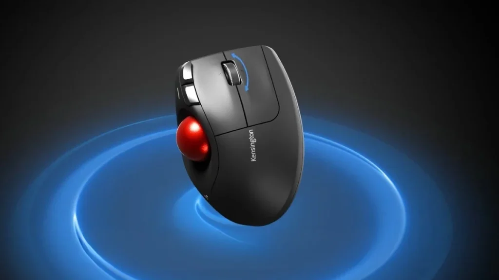 Kensington Launches Red Dot-Winning Pro Fit Ergo TB675 Vertical Trackballs 1 Kensington Pro Fit Ergo TB675 wireless vertical trackball with ergonomic shape and 4D scroll wheel