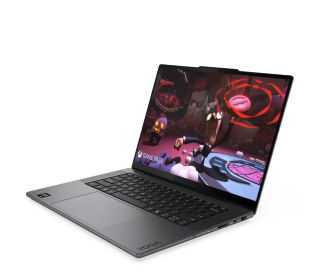 Angled view of the Lenovo Yoga Pro 15 laptop.