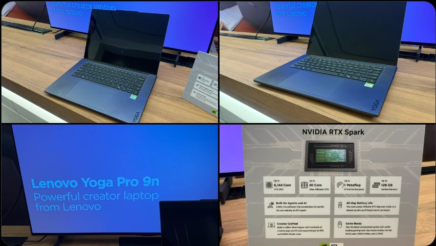 Lenovo Reveals Yoga Pro 9n as Its First NVIDIA RTX Spark Laptop 1 Lenovo Yoga Pro 9n showcase featuring laptop design and NVIDIA RTX Spark platform specifications