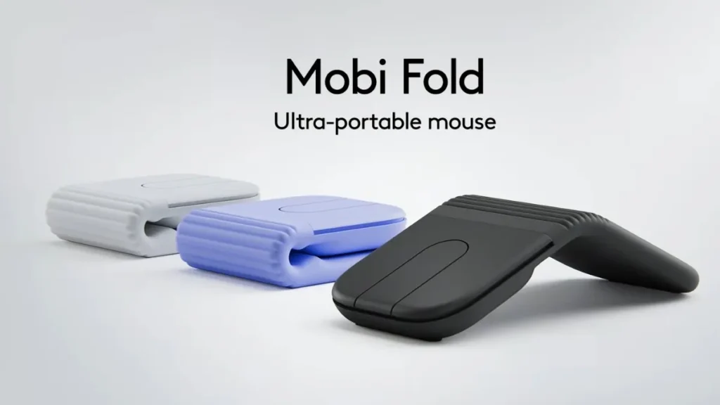 Logitech Mobi Fold Launches as Company's First Foldable Mouse, Priced at $79.99 5 Logitech Mobi Fold foldable wireless mouse