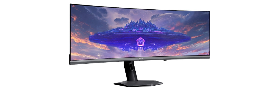 AOC AGON Pro AGP497UCZD Packs a 49-Inch 240Hz QD-OLED Display 1 Front view of the AOC AGON Pro AGP497UCZD 49-inch QD-OLED gaming monitor