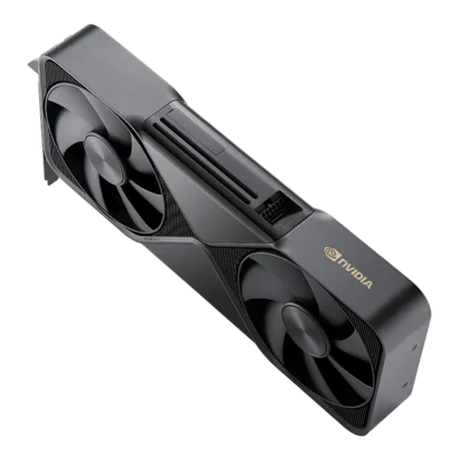 Angled view of NVIDIA RTX PRO 6000 Blackwell Workstation Edition graphics card