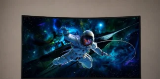 Samsung Odyssey G5 27-inch QHD Gaming Monitor Falls to $149.99 on Amazon Front view of the Samsung Odyssey G55C curved gaming monitor with a black stand and immersive display