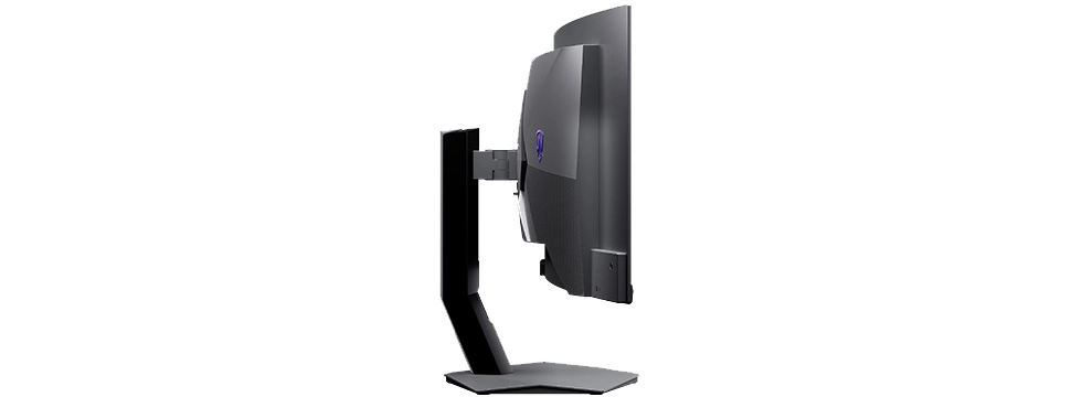 AOC AGON Pro AGP497UCZD Packs a 49-Inch 240Hz QD-OLED Display 3 Side profile of the AOC AGON Pro AGP497UCZD super ultrawide gaming monitor