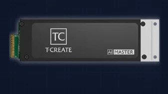 T-CREATE AI MASTER PCIe SSD designed for AI workstations and professional creators