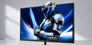 Titan Legion KG257H Arrives With 300Hz Fast IPS Panel and HDR500 Titan Legion KG257H 24.5-inch Fast IPS gaming monitor with a futuristic game displayed on screen