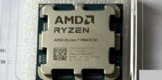 Redditor Orders Ryzen 7 7800X3D, Receives 9800X3D Instead Close-up photo showing a tray-version AMD Ryzen 7 9800X3D processor in its plastic protective casing.