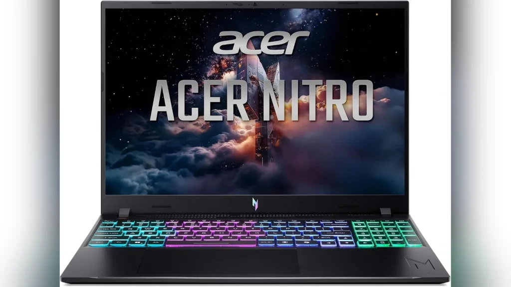 Acer Nitro V 16 AI Laptop Preorders Open on Amazon for $2,100 2 Rear vents showing the cooling exhaust layout of the Acer Nitro V 16 AI laptop.