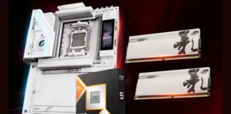 Colorful Overclocks CXMT DDR5 Memory to 8600 MT/s on Ryzen 9 9950X3D Colorful iGame Vulcan motherboard, iGame Shadow II memory modules, and Ryzen 9 processor packaging shown in a promotional poster.
