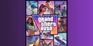 Ex-Rockstar Producer Explains Delayed GTA 6 PC Release Date The official collage box art for Grand Theft Auto VI (GTA 6) showing characters, cars, and scenery on a dark purple background.