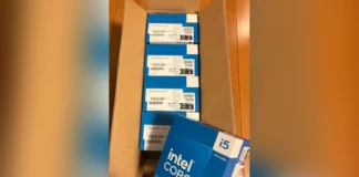 Amazon Buyer Orders One Intel Core i5-14400, Receives Five Five Intel Core i5-14400 retail CPU boxes delivered in a single cardboard box to a Japanese Amazon customer.