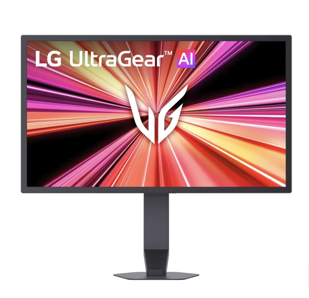 LG Launches UltraGear 25G590B-B With Native 1000Hz IPS Display 1 Front view of the LG UltraGear 25G590B gaming monitor displaying the UltraGear AI startup screen with slim bezels.