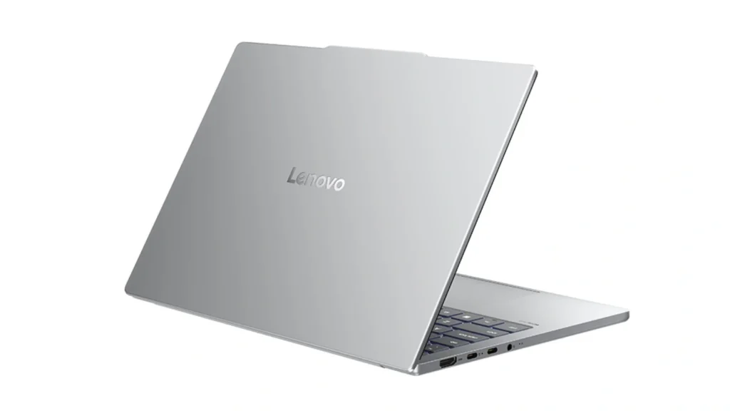Lenovo Xiaoxin Air 13 Thin and Light Laptop Launches 3 Side profile view highlighting the ultra-thin 14.3mm thickness of the Lenovo Xiaoxin Air 13 laptop.