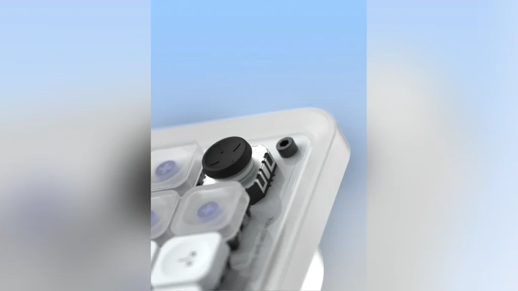 OpenAI Announces Codex Micro AI Assistant Keypad 1 Angle view of the OpenAI Codex Micro keypad showing its slim profile.
