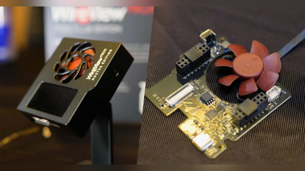 Noctua Roadmaps Low-Profile AM5 Cooler and Seasonic PSUs 1 Outer casing and internal PCB layout of the Thermal Grizzly WireView Pro II Noctua Edition.