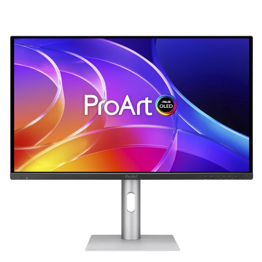 Front view of the ASUS ProArt PA279CDV professional 27-inch monitor.