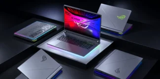 ASUS Releases ROG Strix G18 (2026) With Core Ultra 9 290HX Plus and Mini LED Option ASUS ROG Strix G18 gaming laptop lineup showcasing multiple design angles and RGB lighting