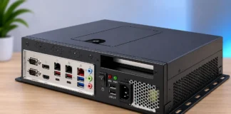 IBASE Launches CMI211-1005 Edge AI Computer With Core Ultra 200H Top view of CMI211-1005.