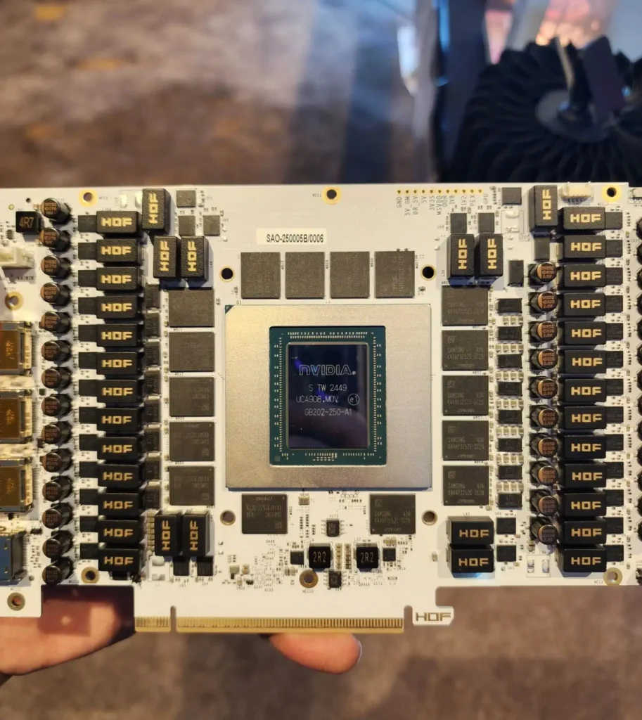 Galax RTX 5090D Becomes First Blackwell GPU to Break 4GHz 2 PCB of the GALAX GeForce RTX 5090D HOF graphics card.