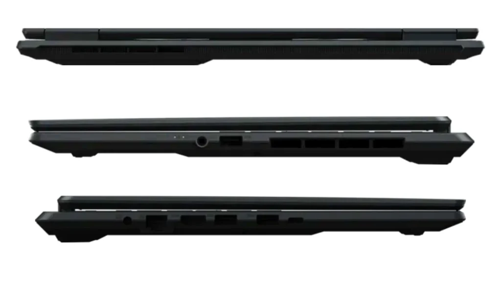 GIGABYTE Launches EAGLE Gaming Laptops With RTX 3050 and RTX 4050 Graphics 2 Side profile of the GIGABYTE EAGLE gaming laptop showing its ports and cooling vents