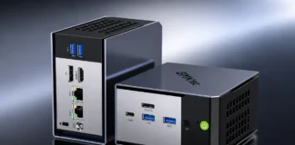 GMKtec EVO-X1 Pro Launches With Ryzen AI 9 HX 470 and OCuLink GMKtec EVO-X1 Pro mini PC showing front and rear I/O ports with OCuLink connectivity.