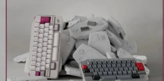 KeyBoy Advance Keyboard Opens Group Buy at $275 Multiple KeyBoy Advance mechanical keyboards displayed with retro Game Boy Advance-style shells in different color combinations.