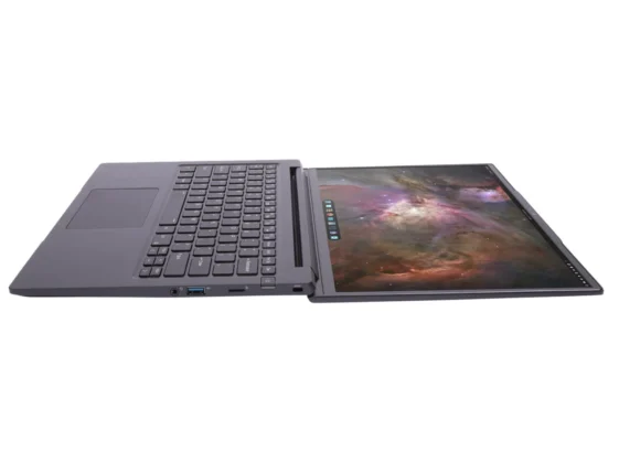 System76 Lemur Pro laid flat.