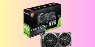MSI RTX 3060 12GB Graphics Card Relaunched at $329 MSI GeForce RTX 3060 Ventus 2X 12GB graphics card pictured alongside its retail box.
