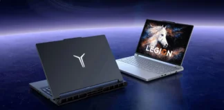 Lenovo Releases Legion R9000P With TCL CSOT’s First Commercial Inkjet-Printed OLED Display Lenovo Legion R9000P gaming laptops shown in black and white finishes.