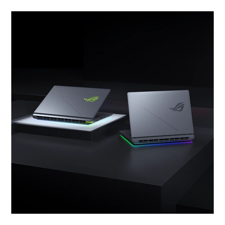 ASUS Releases ROG Strix G18 (2026) With Core Ultra 9 290HX Plus and Mini LED Option 3 Rear view of the ASUS ROG Strix G18 gaming laptop showing RGB light bar and cooling vents
