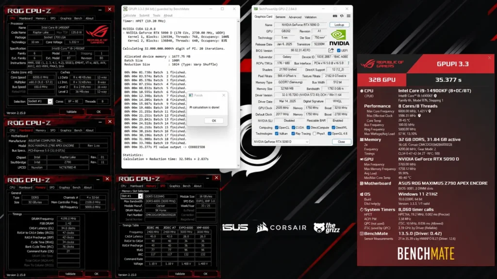 Galax RTX 5090D Becomes First Blackwell GPU to Break 4GHz 1 GPU-Z and benchmark validation for the GeForce RTX 5090D overclock.