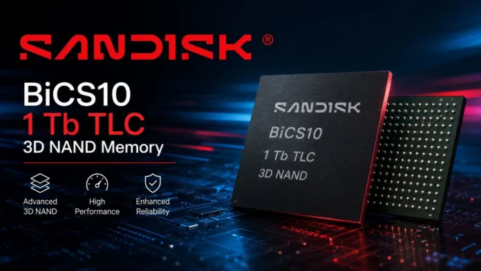 SanDisk BiCS10 1Tb TLC 3D NAND memory chip