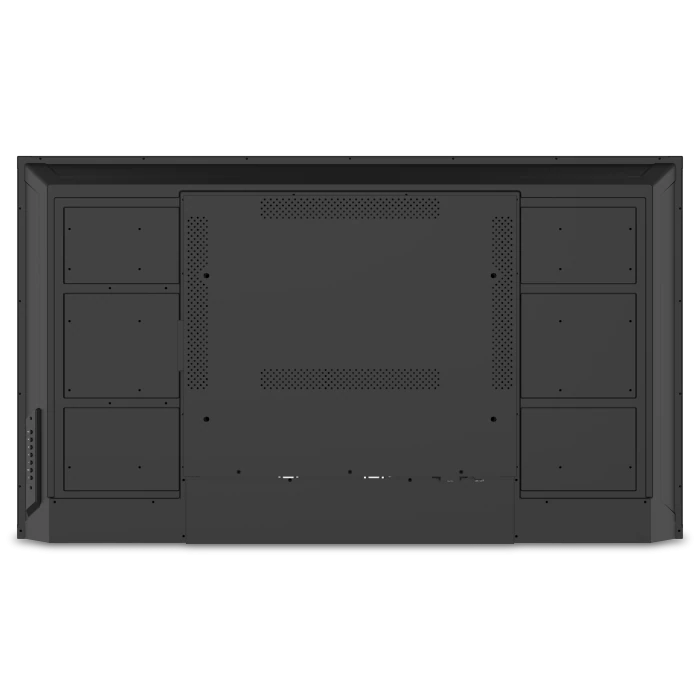 Rear view of the ViewSonic CDEG3 OS-Free 4K display showing the back panel and mounting area.